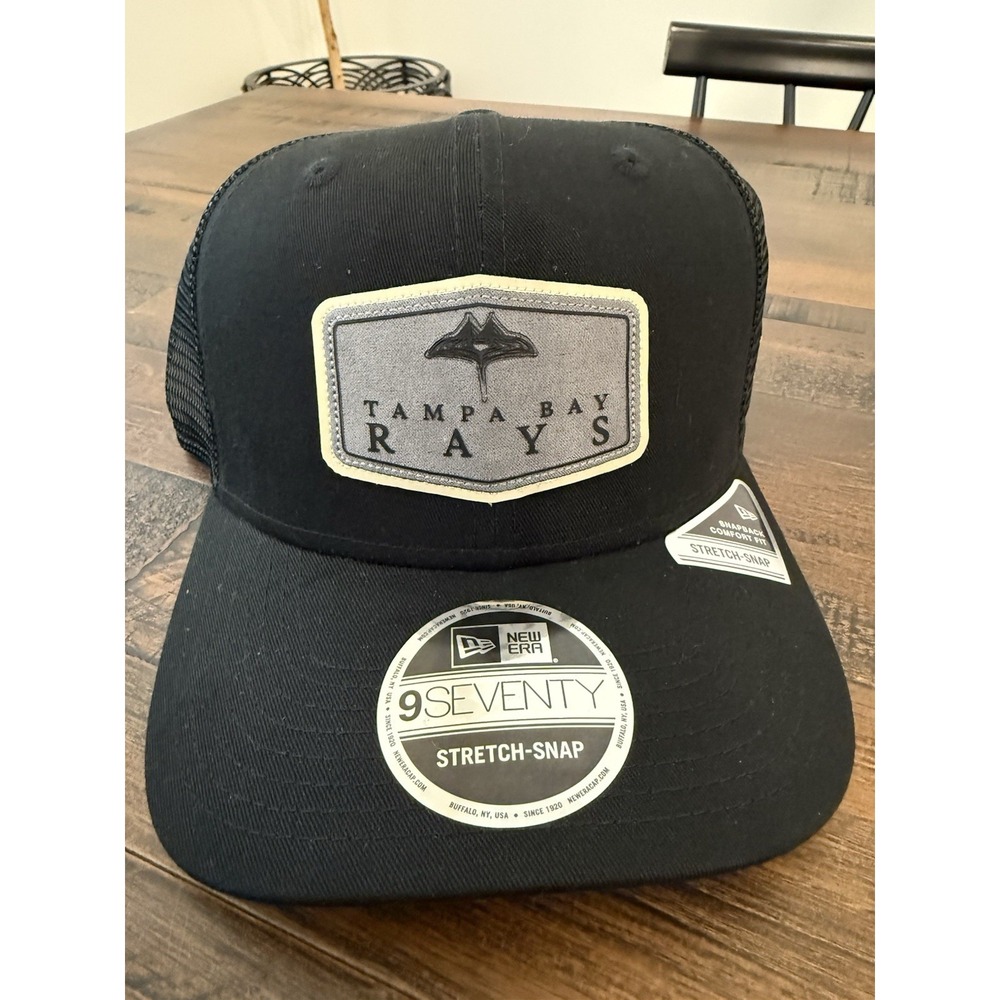 Tampa Bay Rays New Era 9SEVENTY Stretch Snap Adjustable Hat Cap SnapBack NWT